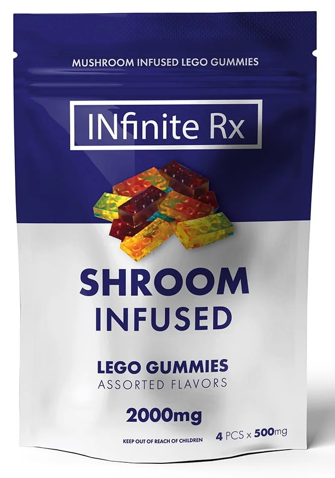 INfinite Rx Shroom Infused Block Gummies Edibles (2000mg) INfinite Rx Shroom Infused Block Gummies Edibles (2000mg)