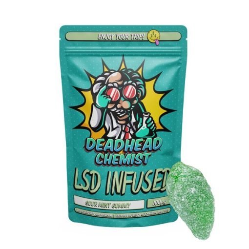 LSD Edible 100ug Sour Mint Gummy Deadhead Chemist LSD Edible 100ug Sour Mint Gummy Deadhead Chemist