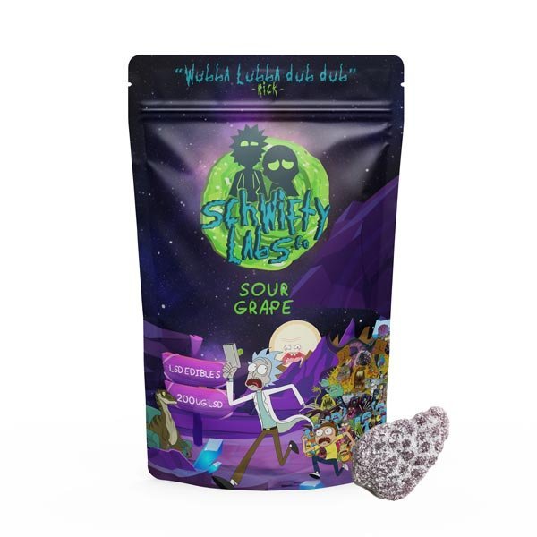 LSD Edible 200ug – Sour Grape – Schwifty Labs LSD Edible 200ug – Sour Grape – Schwifty Labs