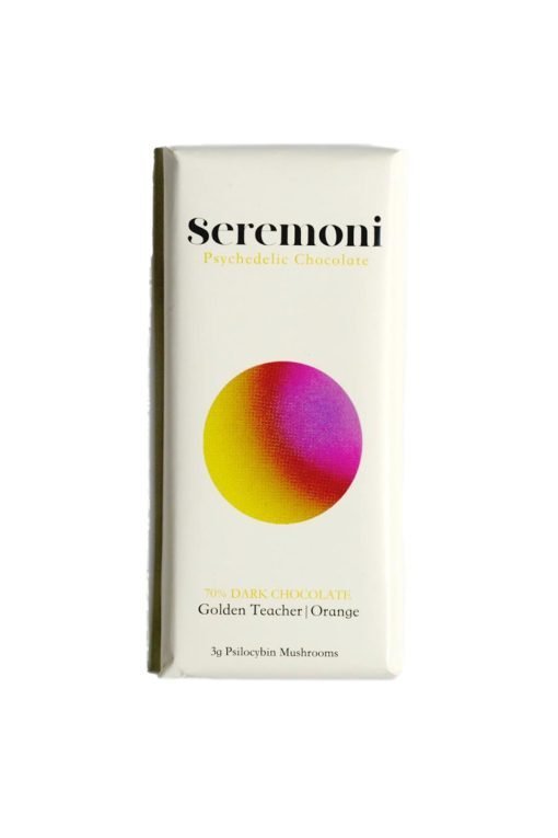 Seremoni Psilocybin Chocolate Bar Edibles (Orange & Golden Teacher Mushrooms) Seremoni Psilocybin Chocolate Bar Edibles (Orange & Golden Teacher Mushrooms)