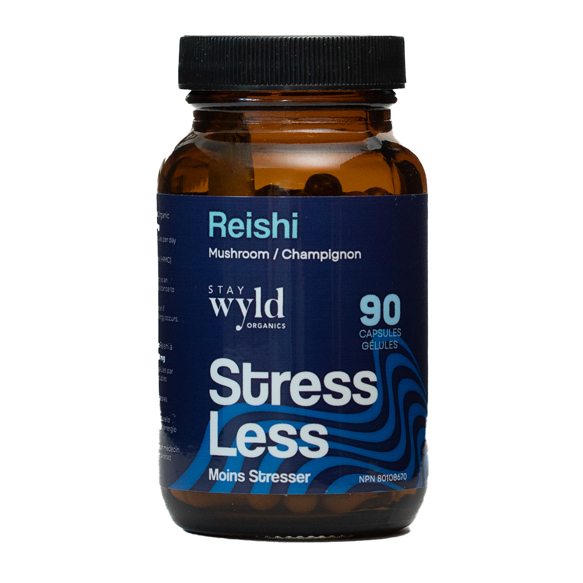 Stay Wyld Organics – Reishi Mushroom Capsules (Bottle of 90) Stay Wyld Organics – Reishi Mushroom Capsules (Bottle of 90)