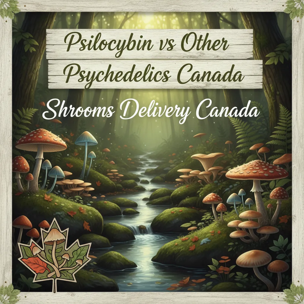 Psilocybin vs Psychedelics: Your Canadian Guide